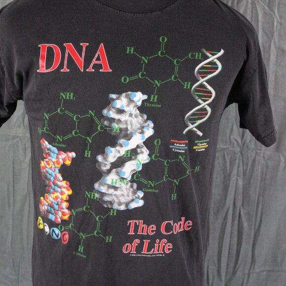 Vintage Graphic T-shirt - DNA Big Graphic - Men's Medium - Picture 2 of 11